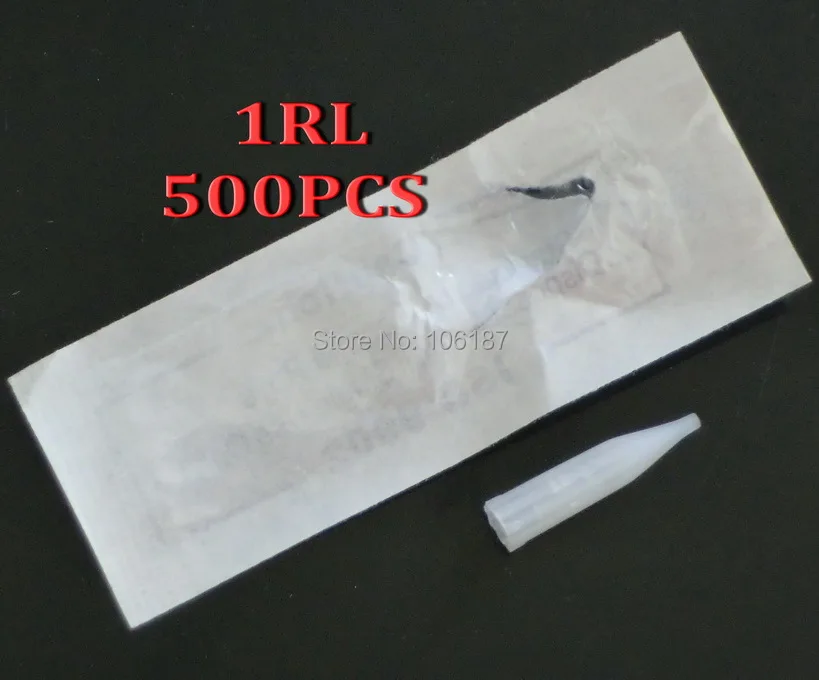 

Factory Direct 500Pcs 1RT Eyebrow Lips Tattoo Disposable Plastic Tips Nozzles for Permanent Tattoo Makeup Needles Supply