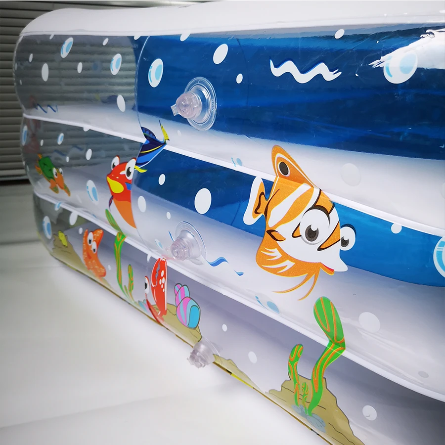 Large Size Inflatable Square Swimming Pool for Kids' Home Use with Heat Preservation - Children's Paddling Pool image 5