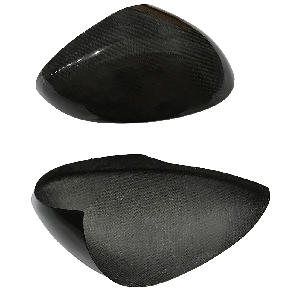 

1 Pair For Alfa Romeo Giulia 2017-2018 Carbon Fiber Side View Mirror Cover Caps Replacement Cap Shell Garnish Molding Overlay