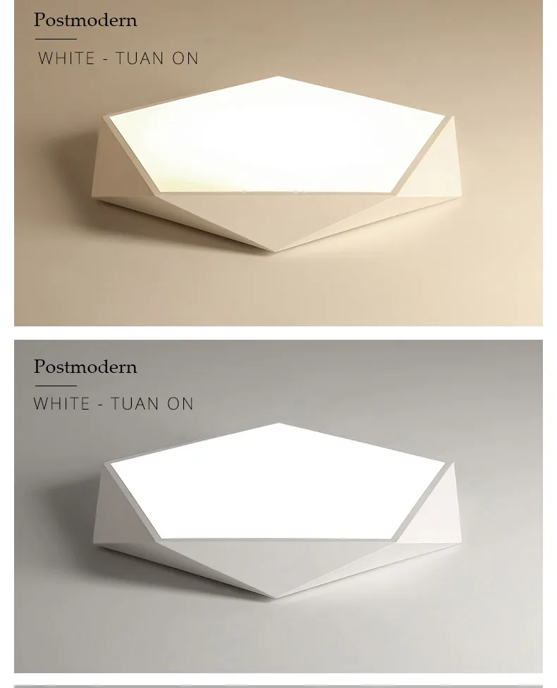 DX 3D Pentagon Led Ceiling Lights (10)