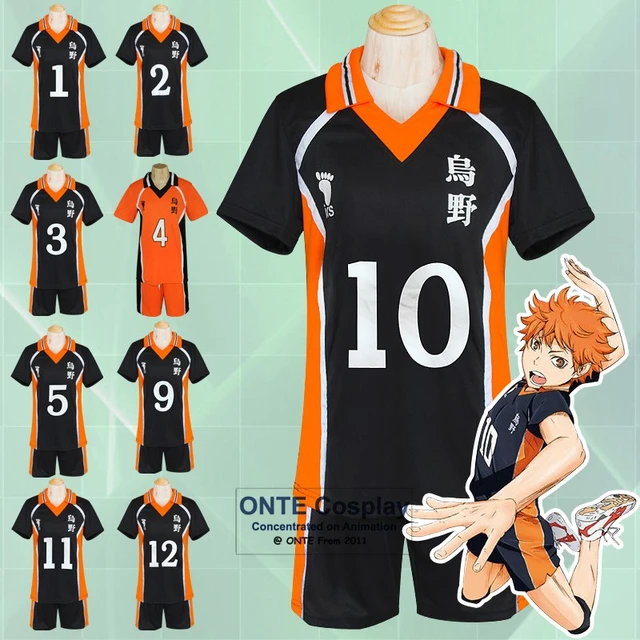 Haikyuu Karasuno Volleyball Hinata Shyouyou Cosplay Sportswear Jacket  Jersey New