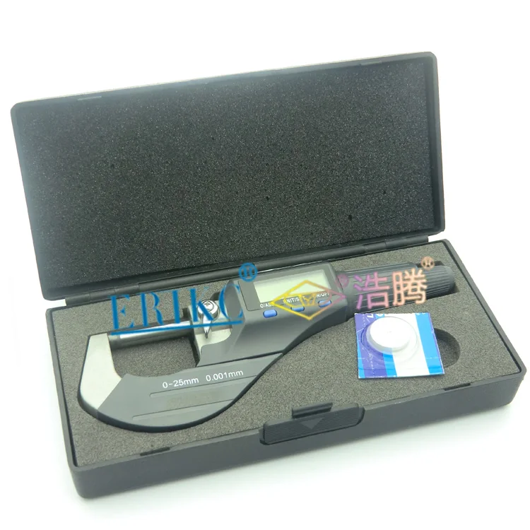 

ERIKC High pricise Common rail injector Micrometer for testing Armature Lift Adjusting Shim kit