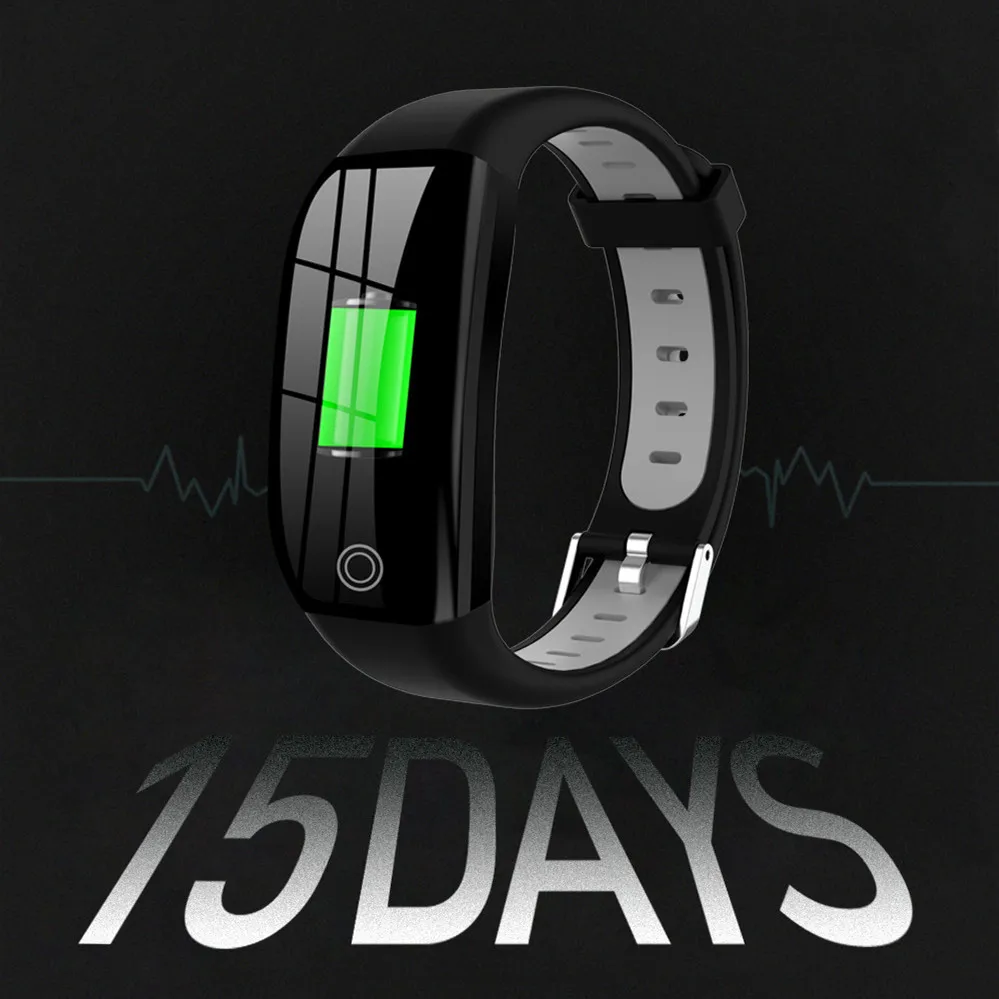 F21 Smart Wristbands 1.14 Inch Screen Sports Smart Band IP68 Waterproof Fitness Tracker Smart Bracelet for Android and IOS