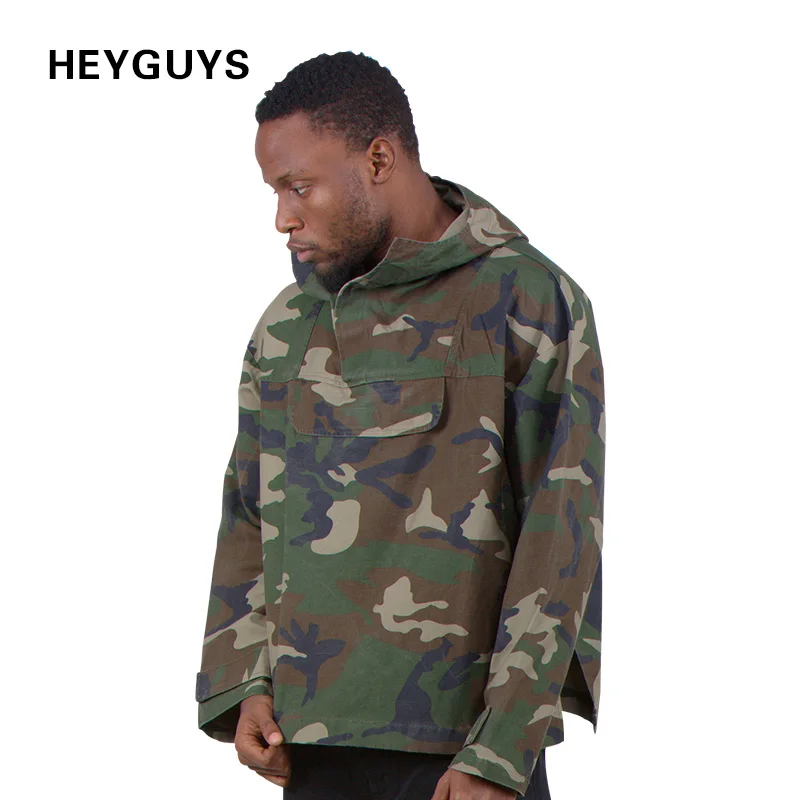 

HEYGUYS fashion camouflage hoodies men new african clothes hip hop street jumpsuit camo cargo loose men 2018