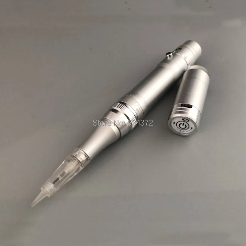  Silver Professional Cartridges Needles Makeup pen Rechargeable battery permanent makeup machine