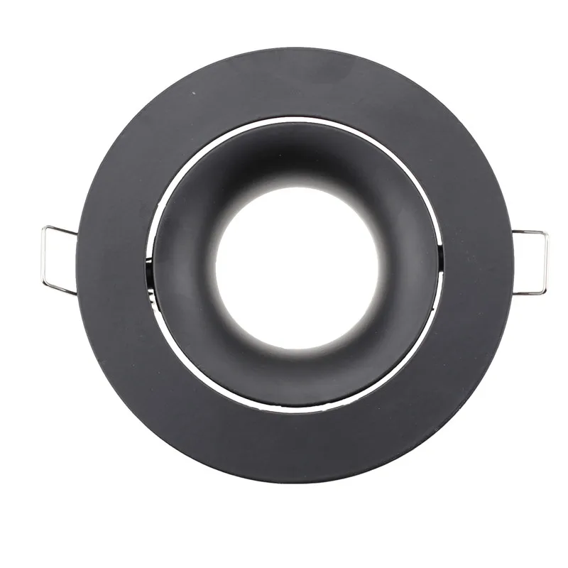 

Black Round Recessed LED Ceiling Light Adjustable LED Spot Light Frame Holders GU10 MR16 Retrofit Kit Led Downlight Fixture