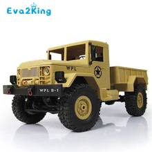 Eva2king Rc пульт дистанционного управления игрушечный автомобиль внедорожный автомобиль супер мощный военный пикап электронная игрушка для детей RC грузовик 1/16