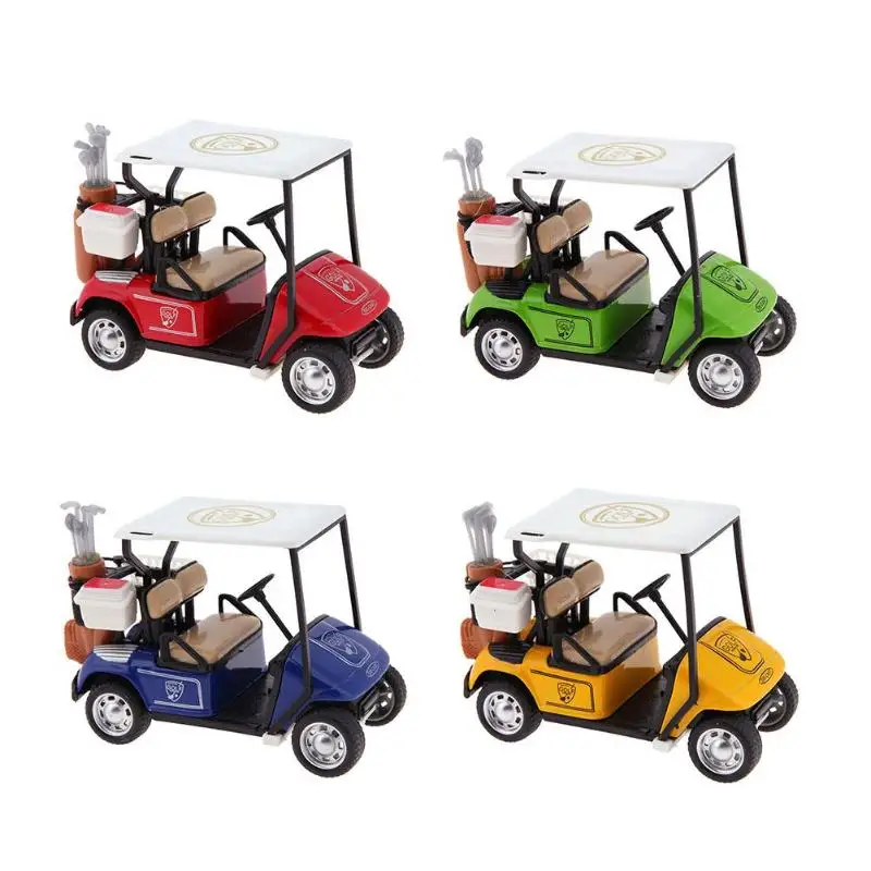 

1:36 Scale Alloy Pull Back Model Car High Simulation Golf Cart Model Toy