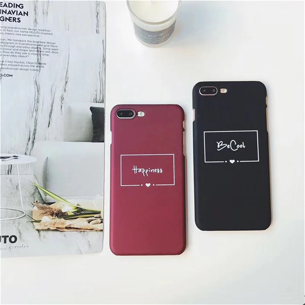 Письмо прохладный черный чехол для Iphone 6 случаях простой Happing яйцо телефон чехлы 5