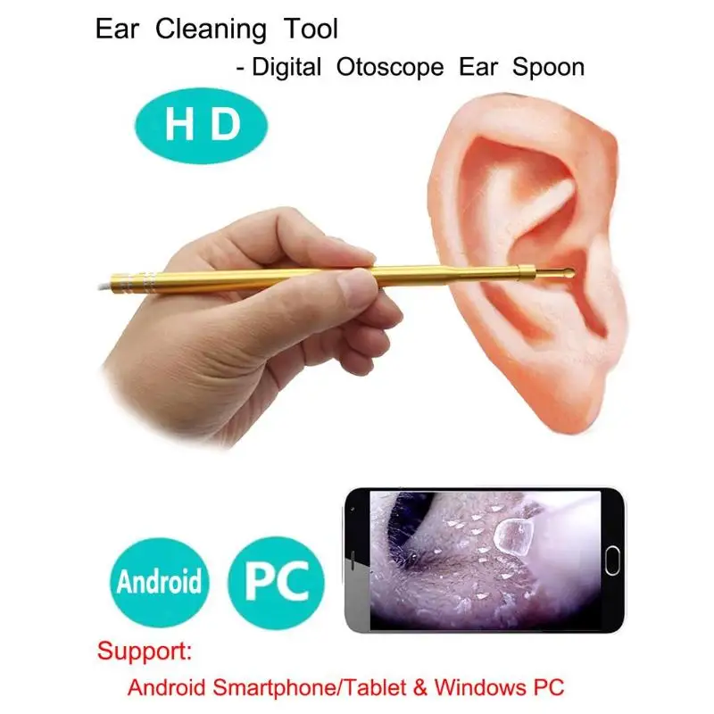 

NEW Ear Cleaning Endoscope 3 in1 USB Otoscope Digital Ear Scope Ear Inspection Multifunctional Health Care Cleaning Tool