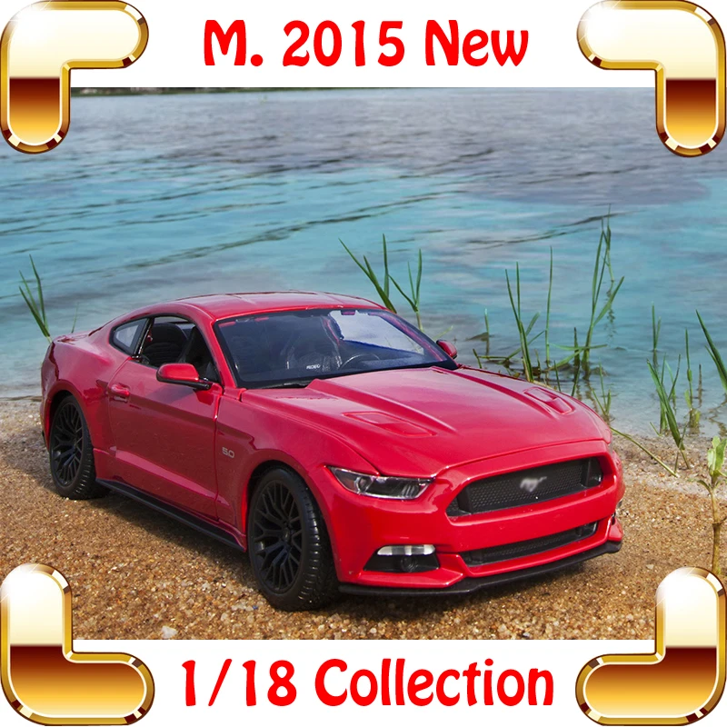 New Arrival Gift M2015 1/18 Large Model Car Metallic Delicate Sport Vehicle Alloy Collection Model Scale Decoration Toys