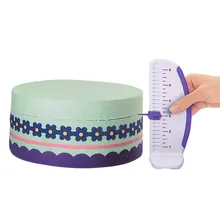 Пластиковые формы для помадки линейка для торта маркер выравниватель декоратор границы Инструменты для выпечки