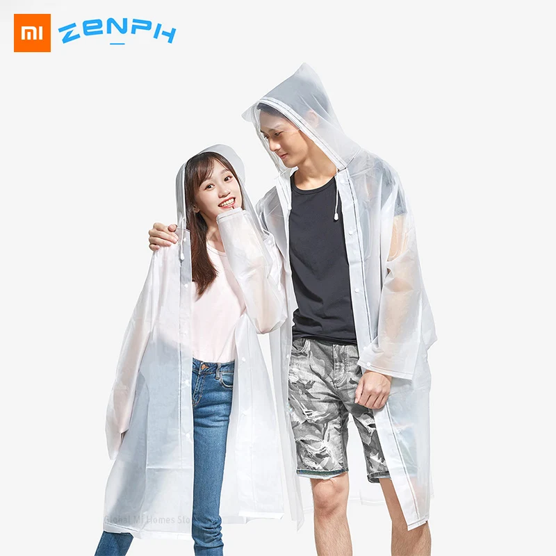 

Xiaomi Youpin Zaofeng Waterproof windproof foldable raincoat with enlarged eaves light weight raincoat Gender-specific