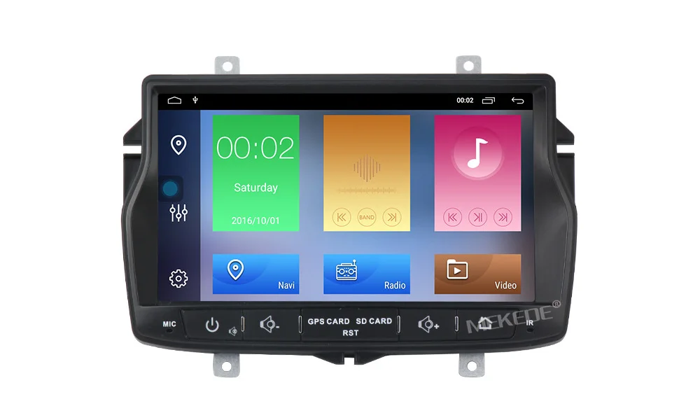 Clearance MEKEDE Android 9.1 8.1 Car Multimedia DVD Player For LADA Vesta for Radio GPS navigation audio Stereo Russian menu wifi BT 10