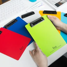 3 шт./компл. Карамельный цвет A5 Водонепроницаемый держателя с зажимом Классическая папка для файлов папки с зажимом офисные канцелярские товары объекты файловых систем