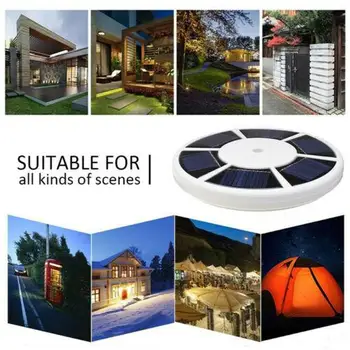 

DSstyles 42 LED Solar Flag 15ft-25ft Pole Lights IP65 Waterproof Flagpole Downlight Tent