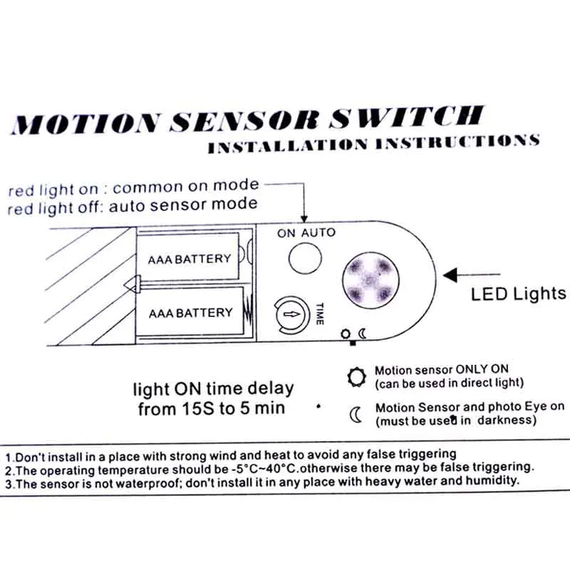 5V Sensor strip 10