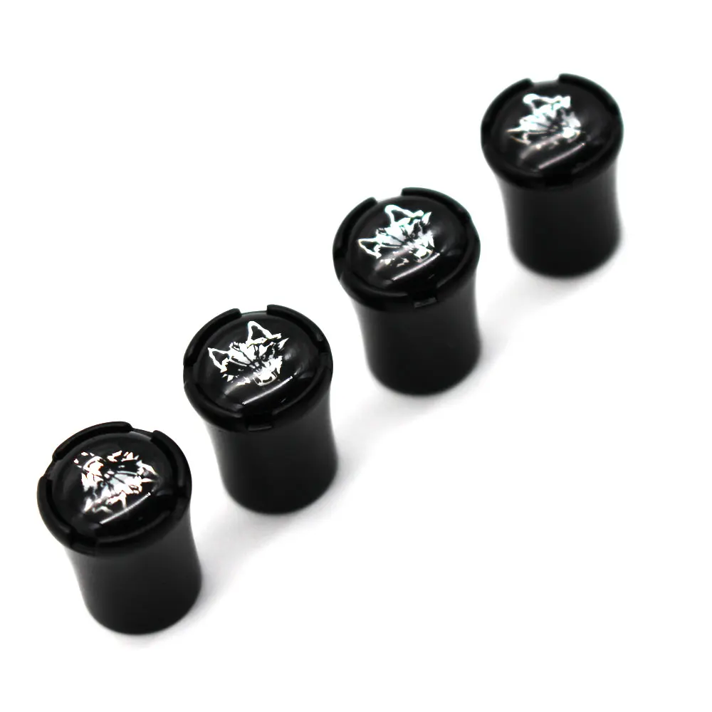 4Pcs/Set Car Styling Zinc Alloy Car Tire Valve Caps Wheel