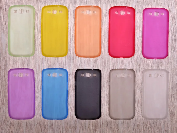 

GREAT PRICE Case For Samsung Galaxy S3 SIII I9300 4.8" inch Ultra Thin Matte translucent back Cover Skin soft plastic