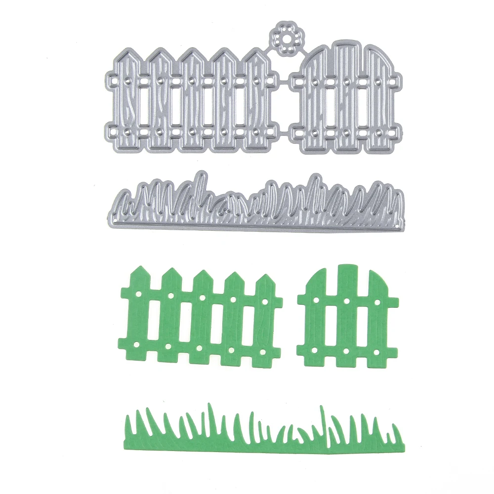 Забор трава Скрапбукинг Новое прибытие металлические режущие штампы дизайн ремесло новые режущие штампы для карточной резки Металлообработка