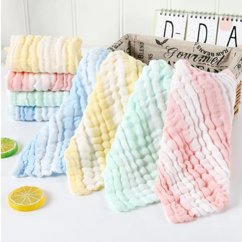 Baby Stuff Towels For Newborns Baby Bath Towel Toalla Wash Cloth Handkerchiefs Infant Baby Feeding Saliva Towels 25*25cm