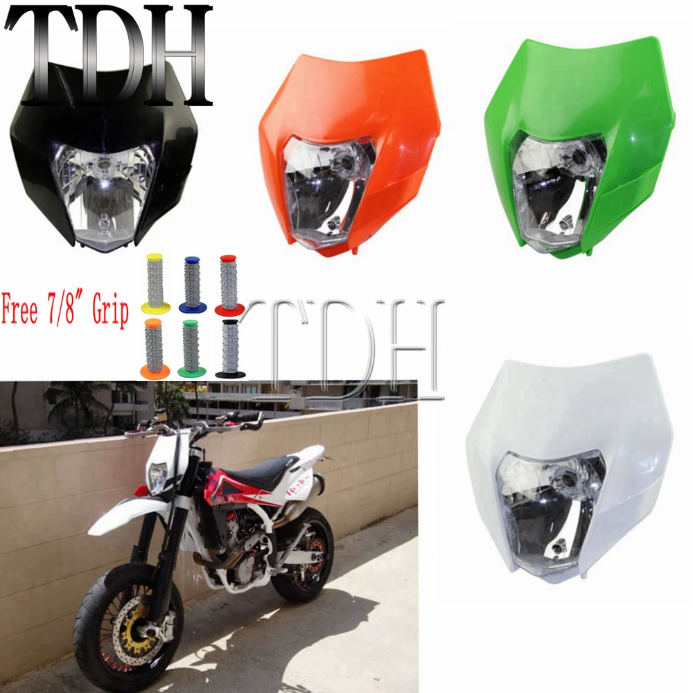 Universal Motorcycle Motocross 35W HeadlightDirt Bike 