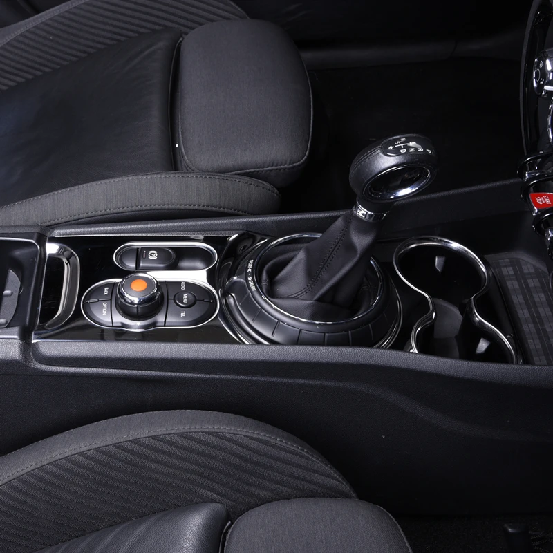 Car Gear shift panel cover Central control Shift lever decoration cover For BMW MINI Cooper Clubman F54 Car Refit Accessories