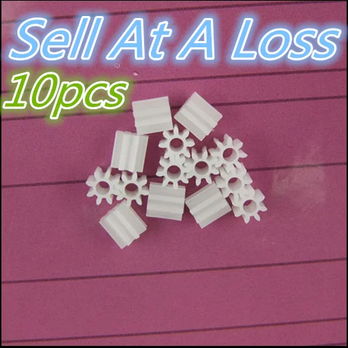 

10pcs K020B Plastic 82A Motor Shaft Gear Sets 8 Tooth 2mm Hole Diameter DIY Helicopter Robot Toys Sell At A Loss USA Belarus