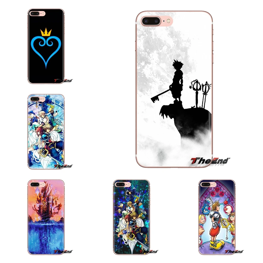 Anime Kingdom Hearts Stained Glass Transparent TPU Skin Cover For Huawei Mate Honor 4C 5C 5X 6X 7 7A 7C 8 9 10 8C 8X 20 Lite Pro |