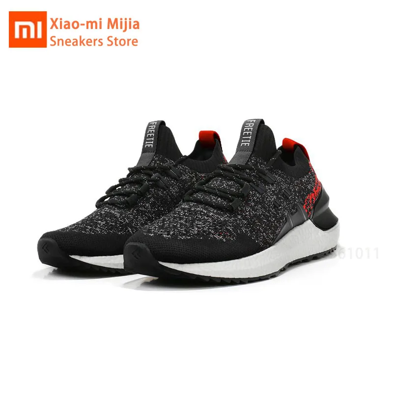 

Xiaomi Mijia FREETIE Sports Shoes 2 Cloud Elastic Cushioning Sneakers Flying Woven Upper TPU Support Men Outdoor Sport Running