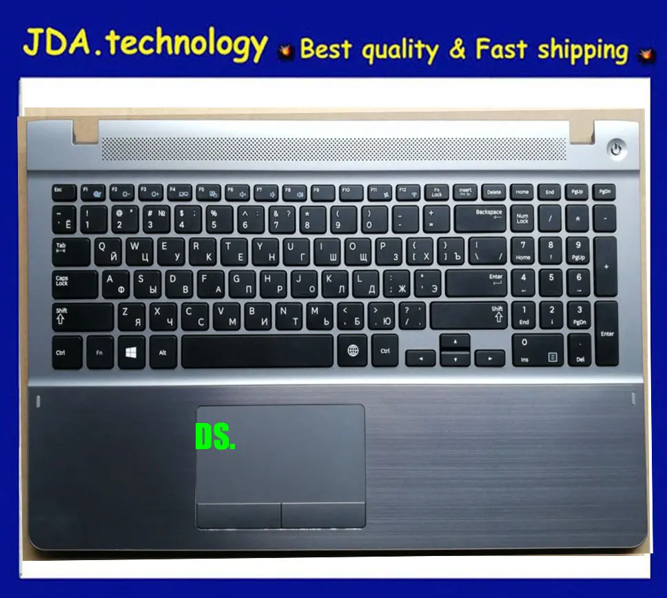 Wellendorff / для samsung NP470R5E NP510R5E 470R5E NP510R5E русская клавиатура верхняя крышка Подставка серый