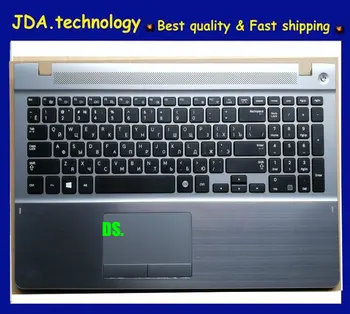 

Wellendorff New/Orig for Samsung NP470R5E NP510R5E 470R5E NP510R5E Russian keyboard upper cover palmrest Gray