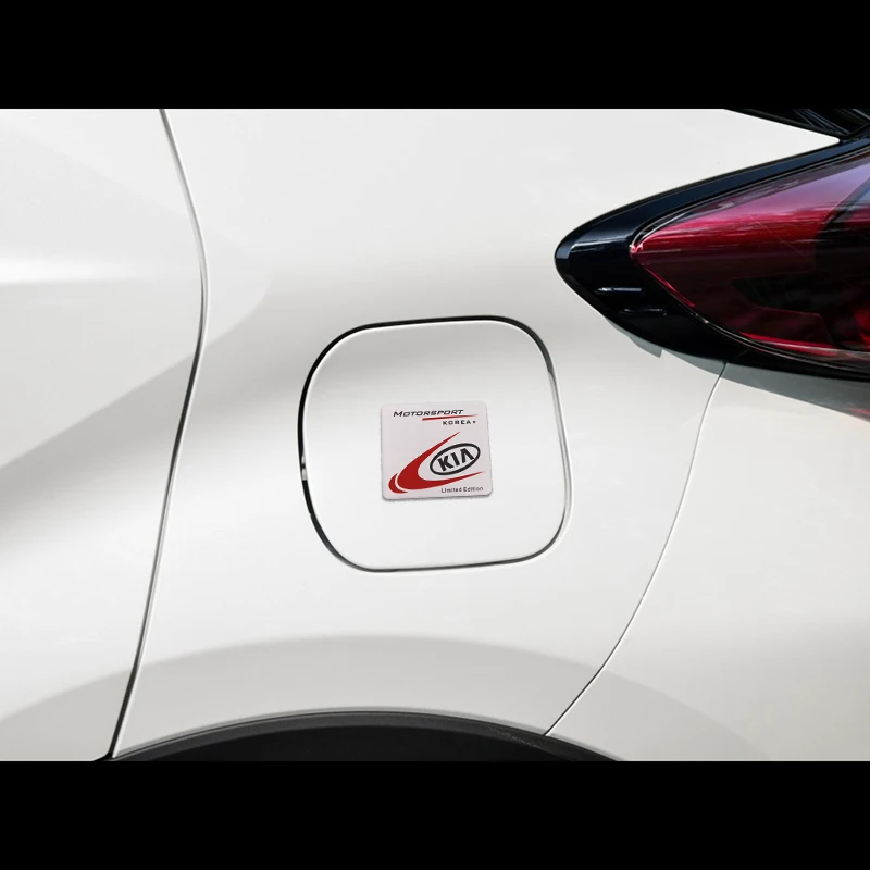 Автомобильный Стайлинг 3D алюминиевая эмблема Стикеры для Kia Ceed Рио Sportage R K3 K4 K5