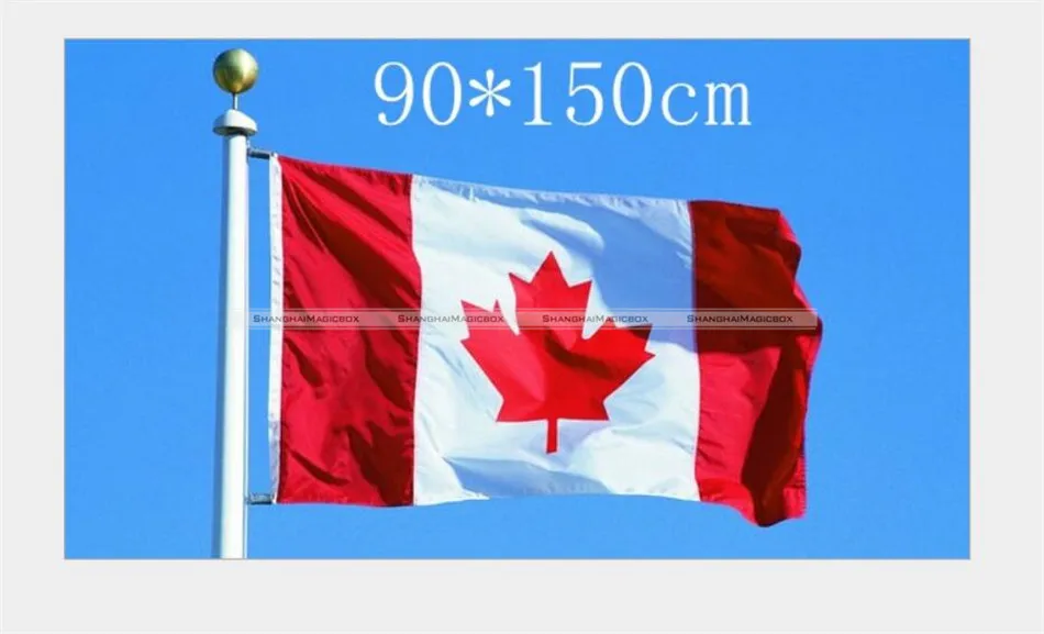 New Large 3ft x 5ft Canadian Flag Polyester Canada Maple Leaf Banner