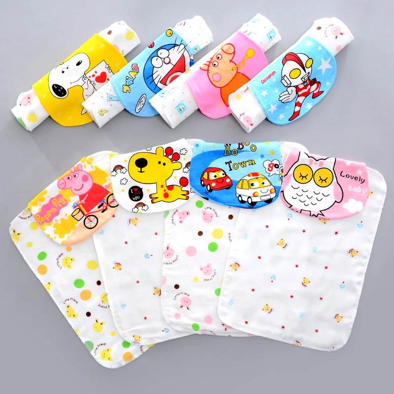 

Cute cartoon Cotton Newborn Baby Towels Baby Bath Towel Handkerchief saliva nursing towel Infant Comfortable 28*43CM For kids