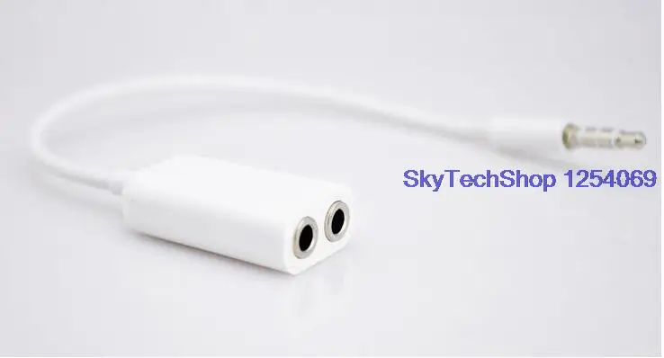 Headphone jack splitter couple font b sharing b font a sub wire font b audio b