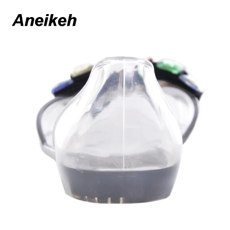 Aneikeh/женские босоножки летняя стильная прозрачная обувь с блестящим бантом