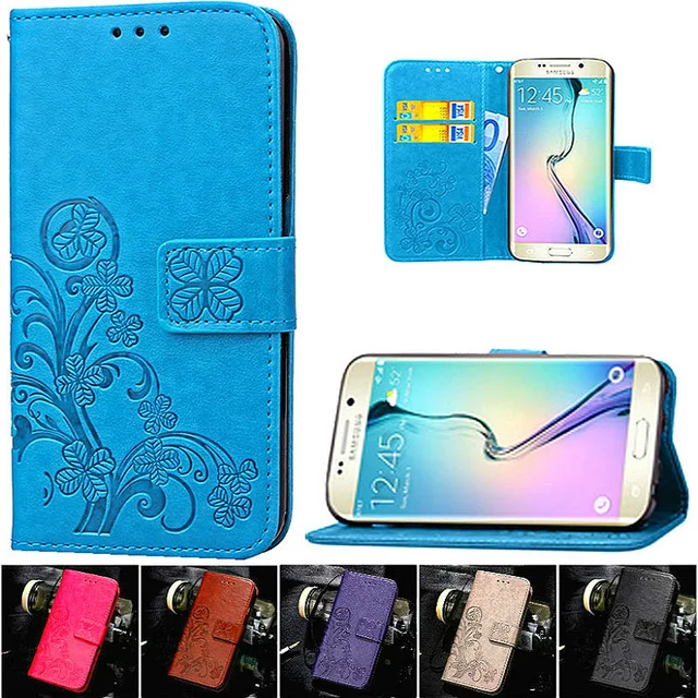 For Samsung Galaxy S6 S7 Edge Grand Prime J1 Mini S4 S3 S5 A5 A3 J5 J3 note3 5 Flip Wallet Leather Case iPhone 5S 6s 7plu |