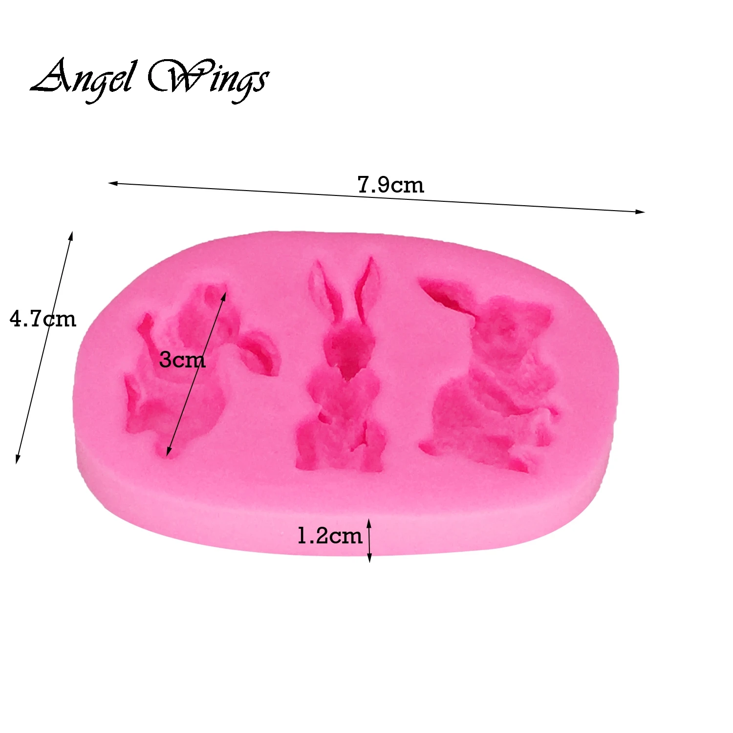 DIY животные кролик помадка силиконовая форма для украшения торта инструмент форма для шоколадной мастики Мягкая Керамика кухонные инструменты для приготовления пищи F1381