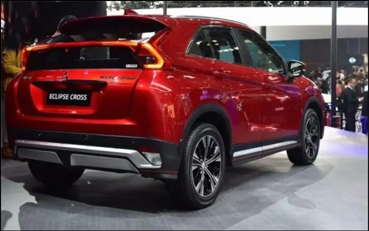 

ABS Chrome Rear Trunk Bumper Protector Guard Lid Molding Cover Trims For 18 19 Mitsubishi Eclipse Cross 2018 2019