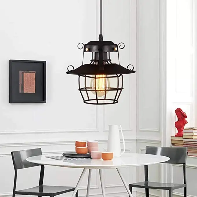 Vintage Iron Chandelier Creative Personality Birdcage Chandelier