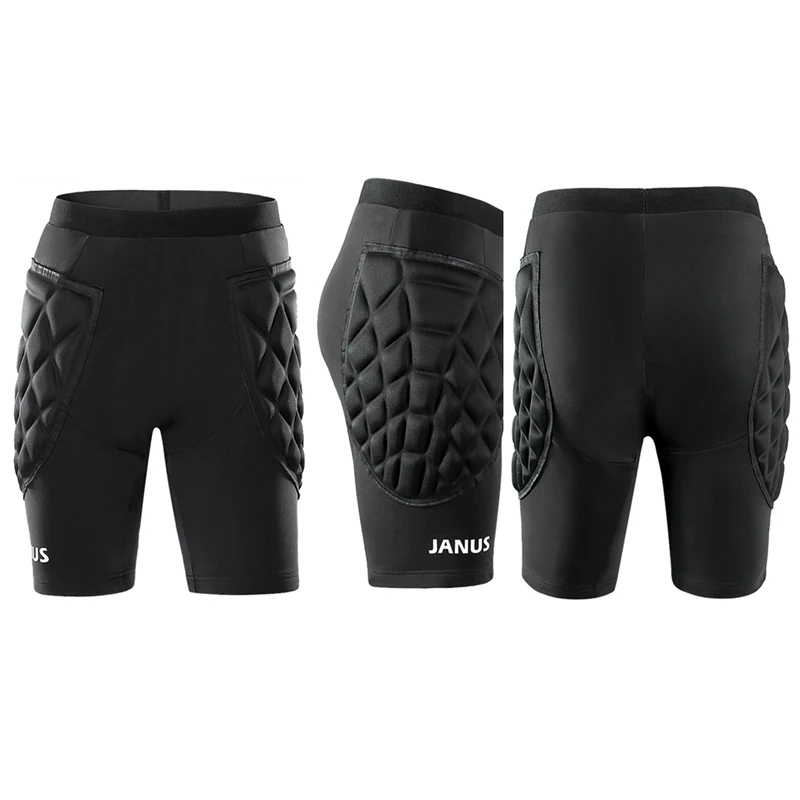 Men shorts, Men soccer shorts, goalkeepers football training shorts, tights, futbol protection, sponge roller skating crash tackles