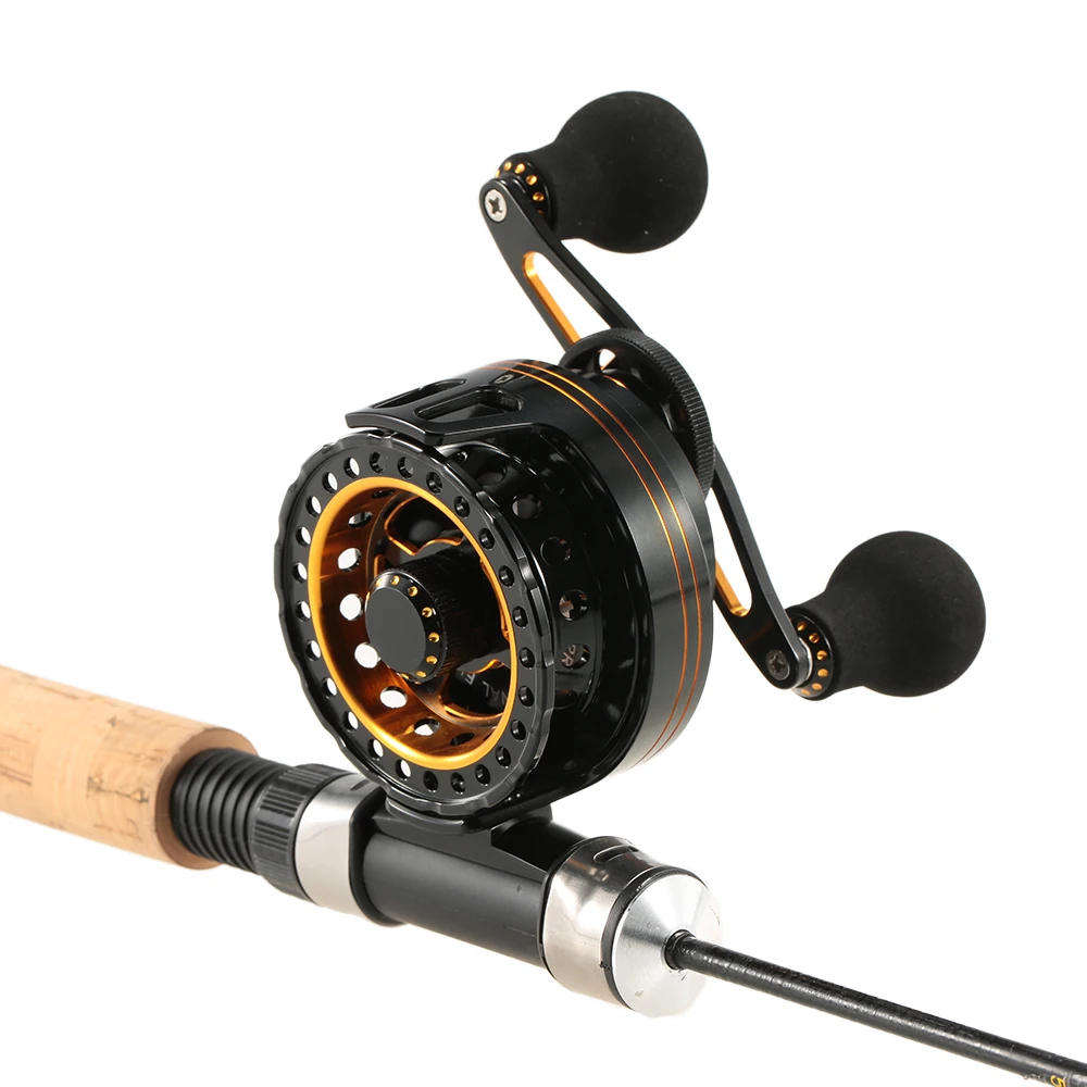 6+1 Ball Bearing 3.61 Raft Fishing Reel Fly Reel Wheel Right/Left Hand