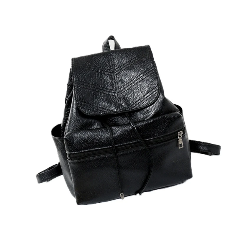 Women Drawstring Backpack School Bags Girls Top Handle Backpacks