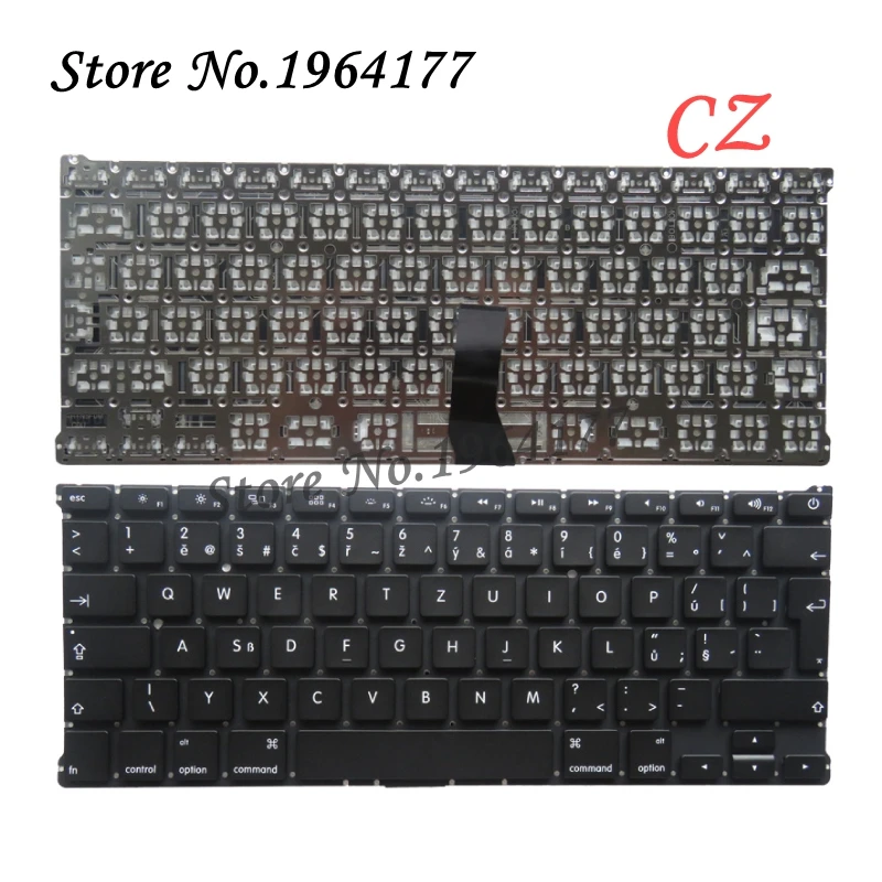 

Cezch Laptop Keyboard For Macbook A1369 A1466 A1405 13.3" CZ Keyboard 2011-2015 MD231 MD232 MC503 MC504 MC965 Replacement