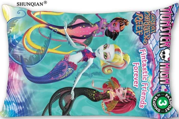 

New Arrival Custom monster high Pillowcase More Size Rectangle Pillowcase Custom Gift Pillow Cover Two Sides