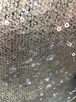 

Fancy paillette Mesh Lace Fabric High Quality BZL-26118 sequins lace fabric unique design