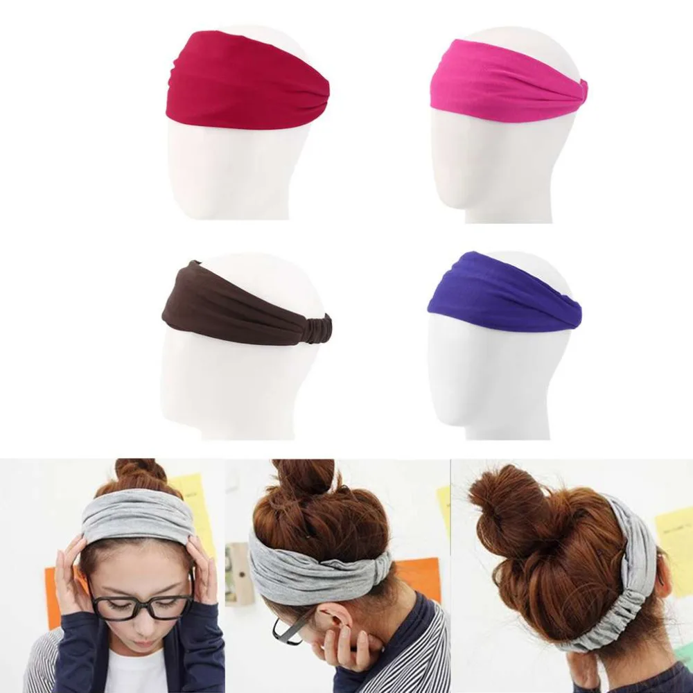 

New Lovely Wash Face Makeup Cosmetic SPA Womens Loose Hair Band Elastic Soft Comfortable Lady Headband Hair Accessory