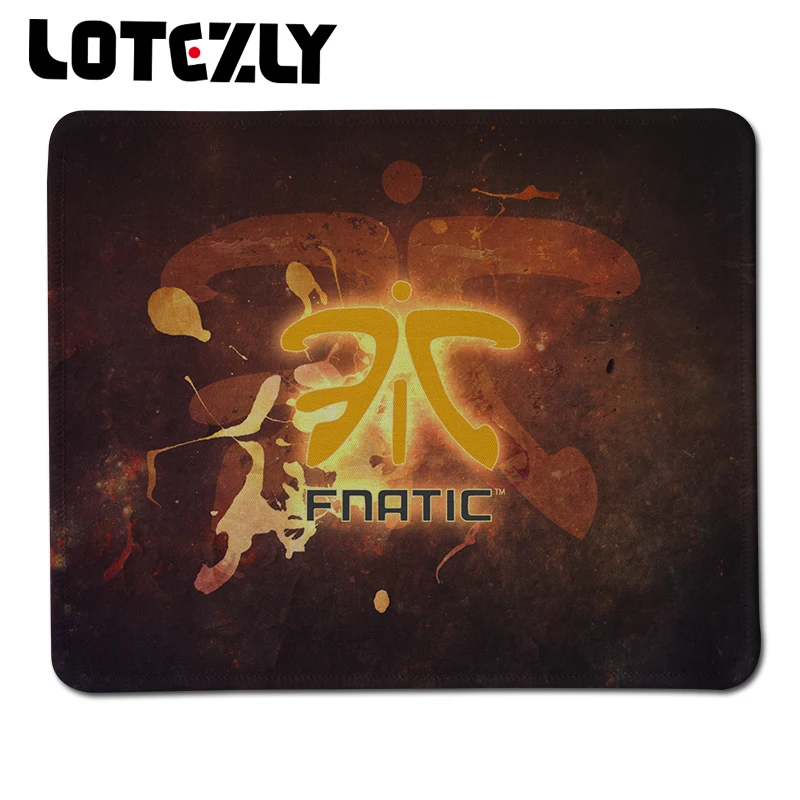 250*300*3 мм Fnatic игры резиновый коврик для мыши сшитые края PC ноутбук игровой Мыши