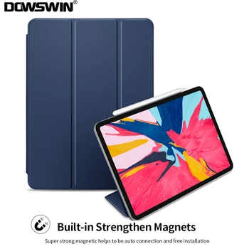 

DOWSWIN Case For iPad Pro 11 2018 Smart Leather Case for iPad Pro 12.9 2018 Magnetic Case for iPad 11 Inch 2018 New Cover Pro 11